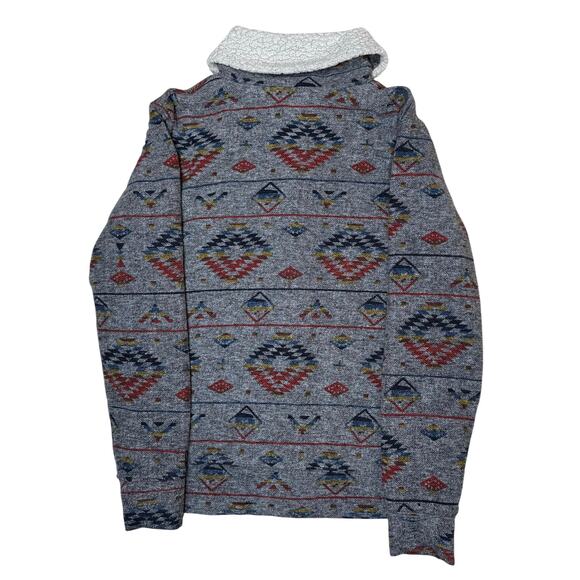 Obey Propaganda Mens Aztec Jacket Sherpa Lined Size S Coat - Picture 5 of 12